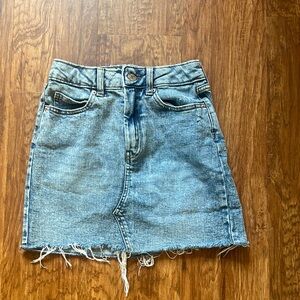 Wild Fable Blue Mini Denim Skirt